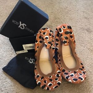 NIB Yosi Samra Samara Ballet Flat- Sienna Sz 10🐆